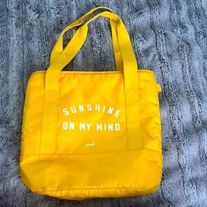 Sunshine on my mind pink brand cooler